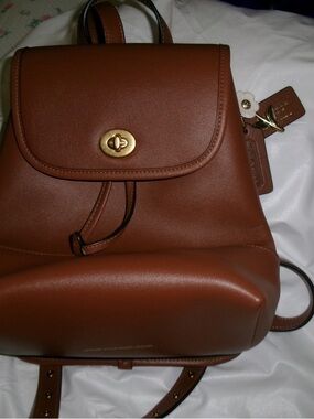 Coach Summer I Turned Pretty Turnlock Backpack LIMITED EDITION!!